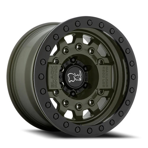Black Rhino Avenger Beadlock ODG 17x8.5 -30 6x139.7mm 112.1mm Olive Drab Green Black Hardware