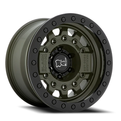 Black Rhino Avenger Beadlock ODG 17x8.5 -30 6x139.7mm 112.1mm Olive Drab Green Black Hardware