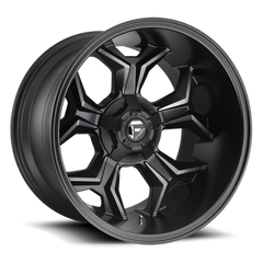 Fuel Avenger D605 20x9 +20 6x135mm 106.3mm Matte Black Machined-Dark Tint