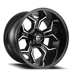 Fuel Avenger D606 20x10 -18 8x165.1mm 125.2mm Gloss Black Machined