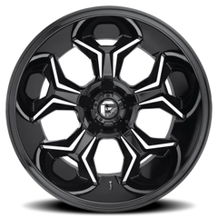 Fuel Avenger D606 20x10 -18 8x165.1mm 125.2mm Gloss Black Machined