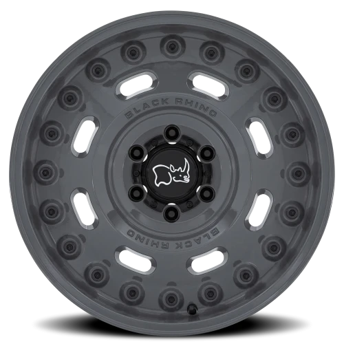 Black Rhino Axle GY 17x9.5 +6 8x165.1mm 125.1mm Battleship Gray