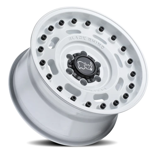 Black Rhino Axle WH 17x9.5 -18 5x127mm 71.6mm Gloss White