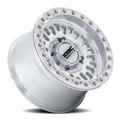 KMC Aztec Beadlock UTV KS242DX 15x7 +38 5x114.3mm 72.56mm Machined Silver