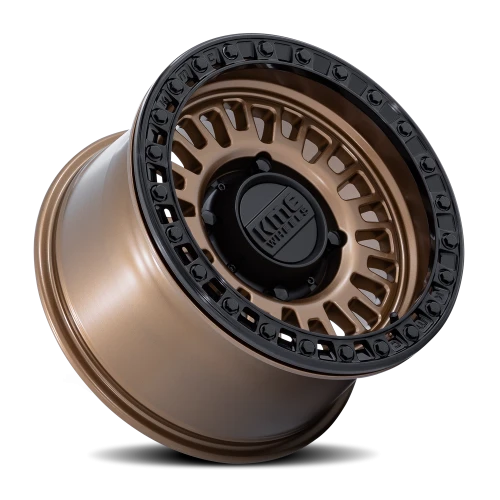KMC Aztec Beadlock UTV KS242ZB 15x10 +0 5x114.3mm 72.56mm Matte Bronze Gloss Black Ring