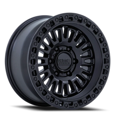 KMC Aztec KM554 MB 17x8.5 +0 5x127mm 71.5mm Matte Black Gloss Black Lip