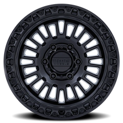 KMC Aztec KM554 MB 17x8.5 +0 6x139.7mm 106.1mm Matte Black Gloss Black Lip