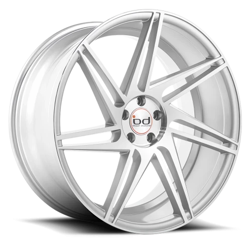 Blaque Diamond BD-1 SL 20x9 +35 5x114.3mm 70.5mm Machined Silver