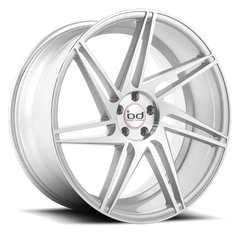 Blaque Diamond BD-1 SL 22x10.5 +42 5x112mm 66.6mm Machined Silver