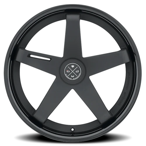 Blaque Diamond BD-21 MB 20x9 +35 5x114.3mm 70.5mm Matte Black Gloss Black Lip
