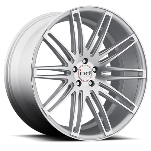 Blaque Diamond BD-2 SL 22x10.5 +30 5x112mm 66.6mm Polished Silver