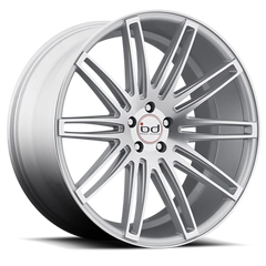 Blaque Diamond BD-2 SL 22x10.5 +42 5x112mm 66.6mm Polished Silver