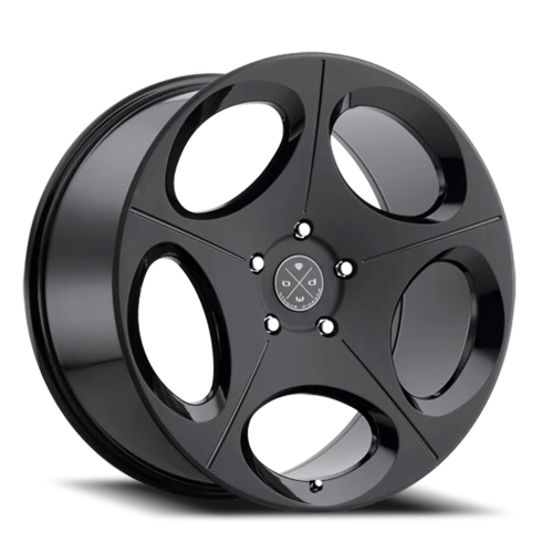 Blaque Diamond BD-77 MB 20x11 +45 5x114.3mm 70.5mm Matte Black Gloss Black