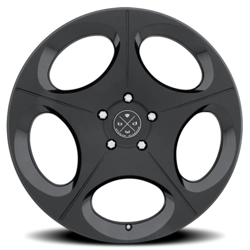 Blaque Diamond BD-77 MB 22x10.5 +42 5x112mm 66.6mm Matte Black Gloss Black
