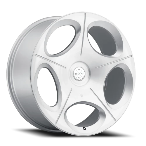 Blaque Diamond BD-77 SL 20x10 +40 5x120mm 72.56mm Silver Machined Face