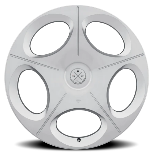 Blaque Diamond BD-77 SL 22x9 +32 5x112mm 66.6mm Silver Machined Face