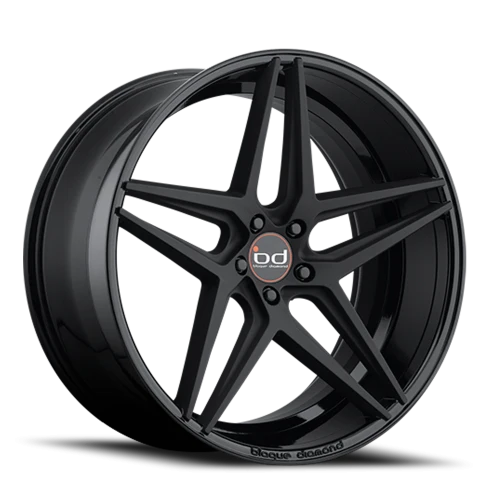 Blaque Diamond BD-8 MB 20x10.5 +40 5x112mm 66.6mm Matte Black Gloss Black