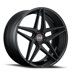 Blaque Diamond BD-8 MB 20x10.5 +40 5x120mm 72.56mm Matte Black Gloss Black