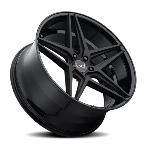 Blaque Diamond BD-8 MB 22x9 +30 5x120mm 72.56mm Matte Black Gloss Black