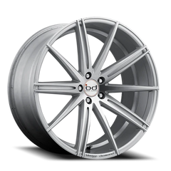 Blaque Diamond BD-9 SL 22x9 +32 5x112mm 66.6mm Polished Silver