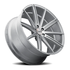 Blaque Diamond BD-9 SL 22x9 +30 5x120mm 72.56mm Polished Silver