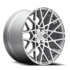 Rotiform BLQ R110 18x8.5 +45 5x112mm 66.56mm Gloss Silver Machined