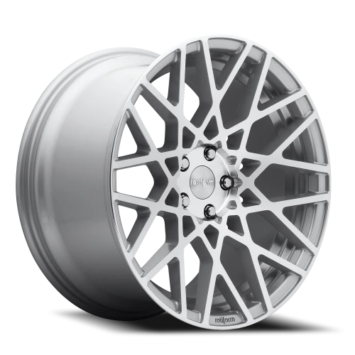 Rotiform BLQ R110 19x8.5 +35 5x120mm 72.6mm Gloss Silver Machined