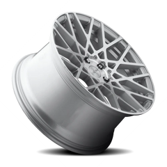 Rotiform BLQ R110 18x8.5 +35 5x112mm 66.5mm Gloss Silver Machined