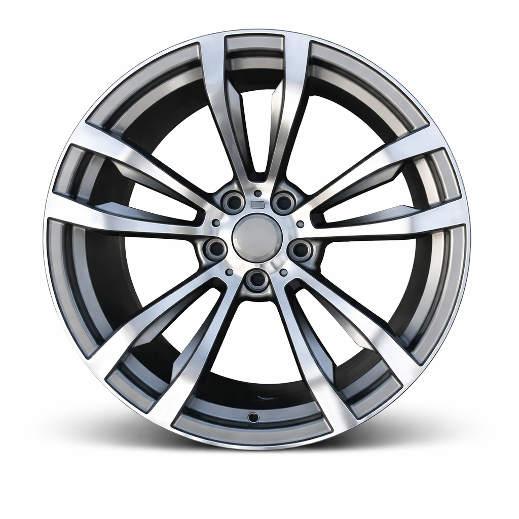 BMW BM 228 20x11 5x120 et37 74.1 GUNMETAL MACHINE FACE