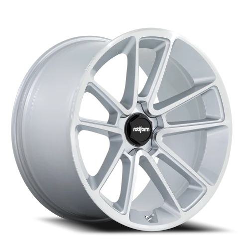 Rotiform BTL R192 21x9 +20 5x112mm 66.56mm Gloss Silver Machined Face