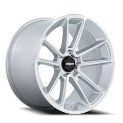 Rotiform BTL R192 21x9 +27 5x112mm 66.56mm Gloss Silver Machined Face
