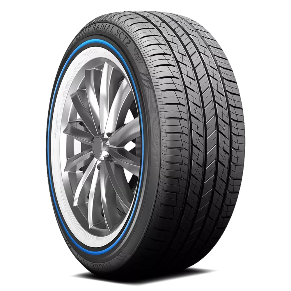 Vogue Custom Built Radial SCT2 Blue Stripe Tires 285/45R22 XL