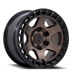 Black Rhino Bahari BR022ZB 17x8.5 -10 6x139.7mm 106.1mm Burnt Bronze Matte Black Lip