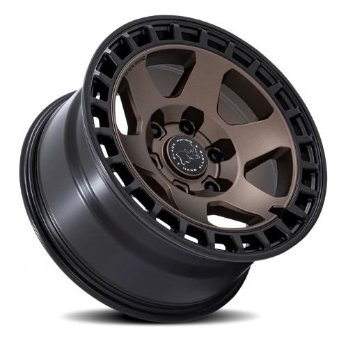 Black Rhino Bahari BR022ZB 17x8.5 +25 6x139.7mm 106.1mm Burnt Bronze Matte Black Lip