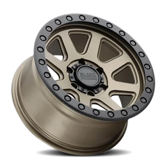 Black Rhino Baker BRZ 20x9 -18 5x127mm 71.6mm Matte Bronze Black Lip Edge-Black Bolts