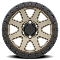 Black Rhino Baker BRZ 20x9 -18 5x127mm 71.6mm Matte Bronze Black Lip Edge-Black Bolts