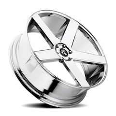 DUB Baller S115 28x10 +31 6x135mm 87.1mm Chrome