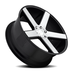 DUB Baller S217 22x9.5 +19 6x139.7mm 106.1mm Gloss Black Brushed