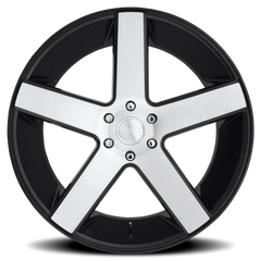 DUB Baller S217 22x9.5 +19 6x139.7mm 106.1mm Gloss Black Brushed