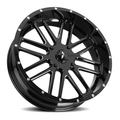 MSA Bandit M35 GB-M 20x7 +4 4x156mm 132mm Gloss Black Milled