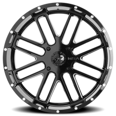 MSA Bandit M35 GB-M 18x7 +4 4x137mm 112mm Gloss Black Milled