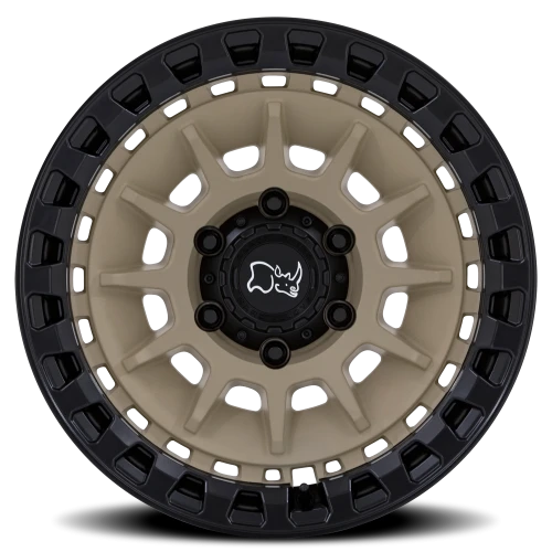 Black Rhino Barrage DS 18x9 +0 6x135mm 87.1mm Matte Desert Sand Matte Black
