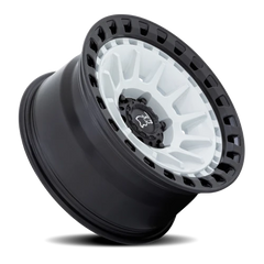 Black Rhino Barrage GW 17x8.5 -10 5x127mm 71.5mm Gloss White Matte Black