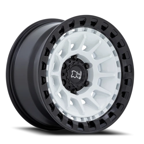 Black Rhino Barrage GW 18x9 +0 6x135mm 87.1mm Gloss White Matte Black