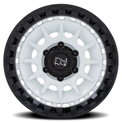 Black Rhino Barrage GW 18x9 +0 6x139.7mm 106.1mm Gloss White Matte Black
