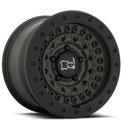 Black Rhino Barricade ODG 17x8.5 -34 5x127mm 71.5mm Olive Drab Green Black Rock Guard