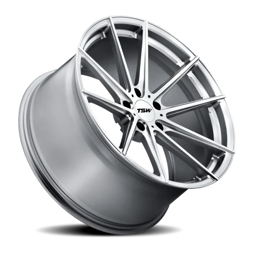 TSW Bathurst SL 21x11 +25 5x120mm 76mm Silver Mirror Cut Face