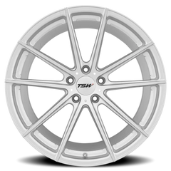 TSW Bathurst SL 20x10 +25 5x112mm 72.1mm Silver Mirror Cut Face