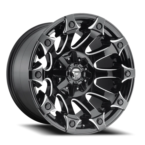 Fuel Battle Axe D578 17x9 +1 5x139.7mm 110.3mm Gloss Black Milled