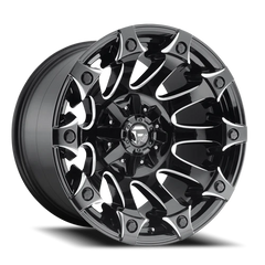 Fuel Battle Axe D578 17x9 +1 5x139.7mm 110.3mm Gloss Black Milled